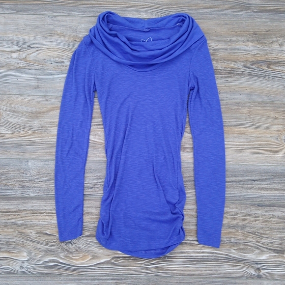 Long Sleeve Lightweight Cowl Neck Sweater Top - Picture 1 of 10